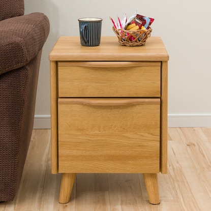 サイドテーブル(アスカ 2段 LBR) [2]