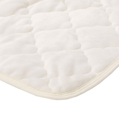 【ずれにくい敷きパッド】 専用敷きパッド ダブル (キルト/アイボリー) [3]