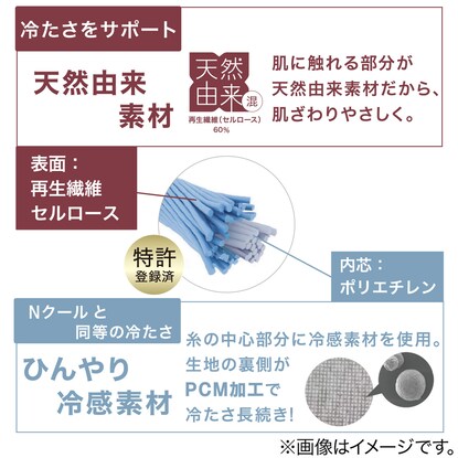 ひんやりニット 敷パッド　ダブル(D DGY S2422) [3]