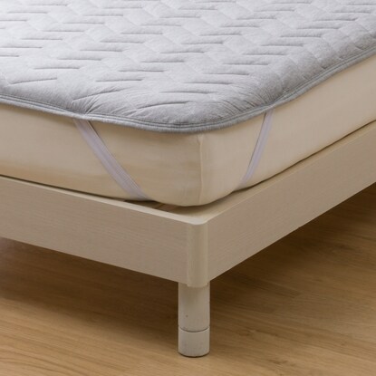 ひんやりニット 敷パッド　ダブル(D DGY S2422) [5]