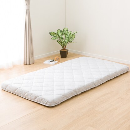 【最短翌日出荷】5層ボリューム敷布団　シングル（グレー） [3]