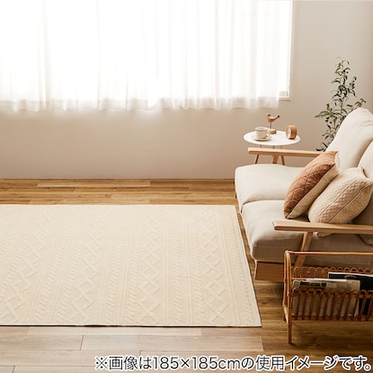 洗えるナチュラルコットン高機能ラグ [3]