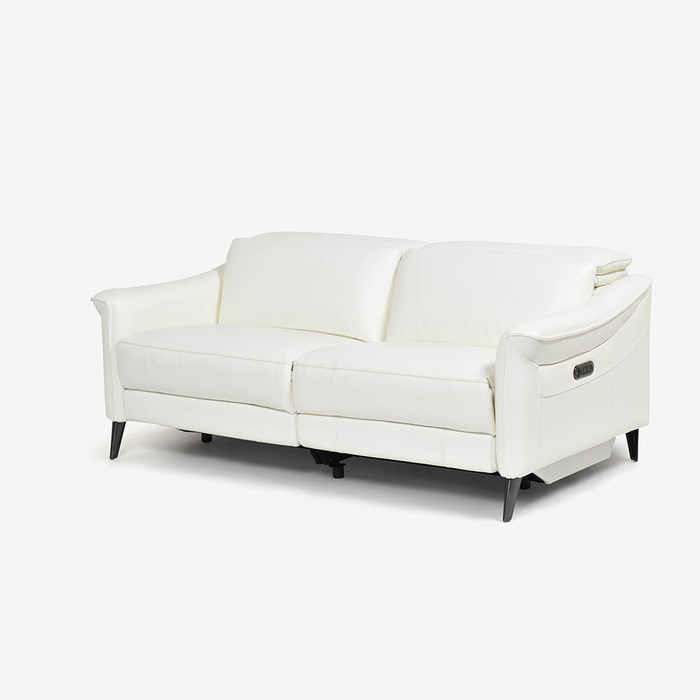 電動リクライニングソファ 2.5人掛け「L/S Motion 49（エルエスモーション49）」幅179cm 革#J/S スターホワイト [2]