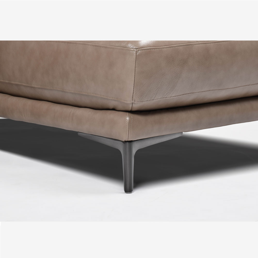 カウチソファ 向かって左カウチ「L/S 68（エルエス68）」革ストーングレー色 #FP/S-620E [5]