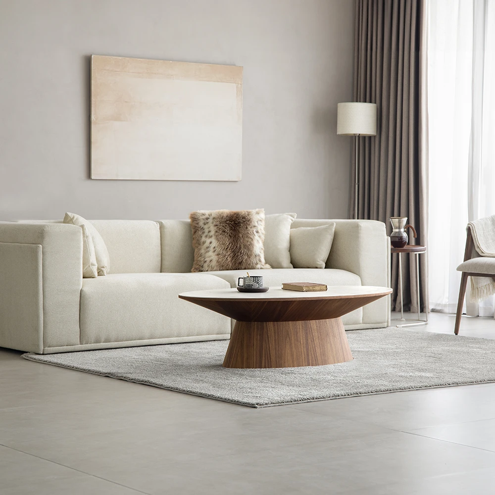 楕円形センターテーブル HBC-019CT-CERAMIC PIANE [4]