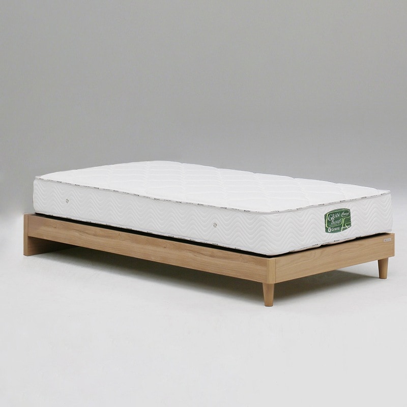 【シングル (引出なし)】 Granz グランツ WOLTE(ウォルテ) 引出しなし ヘッドレス シングルサイズ フレームのみ [3]