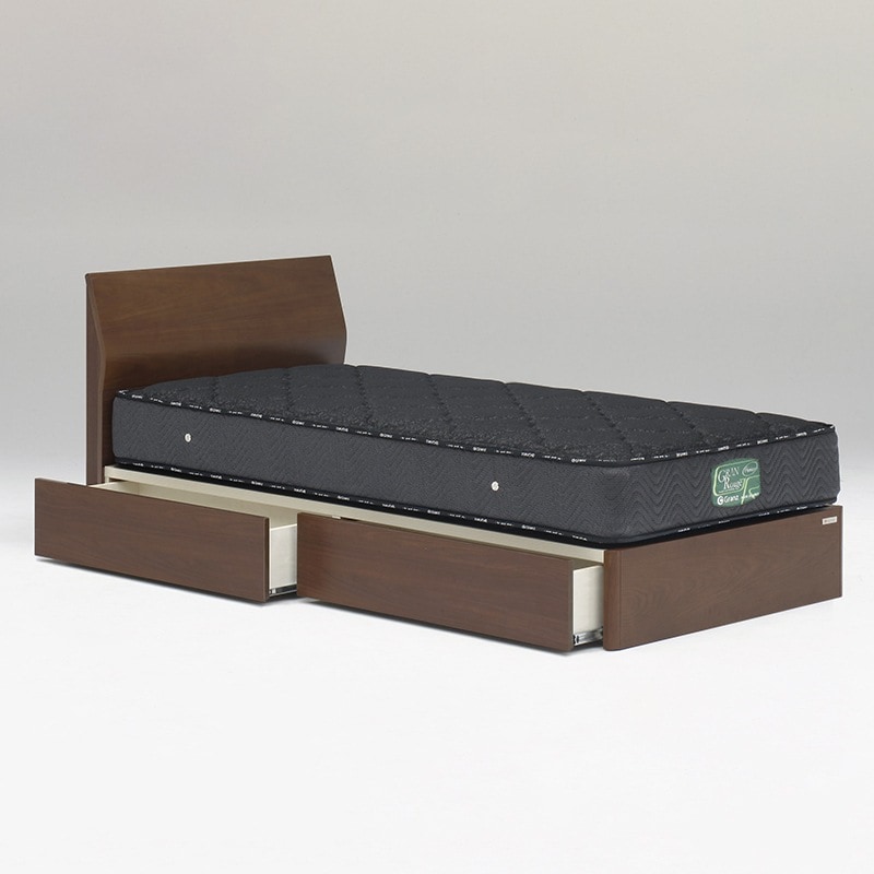 【ダブル (引出付き)】 Granz / WOLTE(ウォルテ)  引出し付き フラット ダブルサイズ  [2]