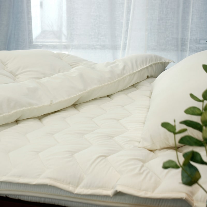 【シングル】防炎寝具 ベッドパッド 【ZepheR Ⅴ】ゼファー・ファイブ [4]