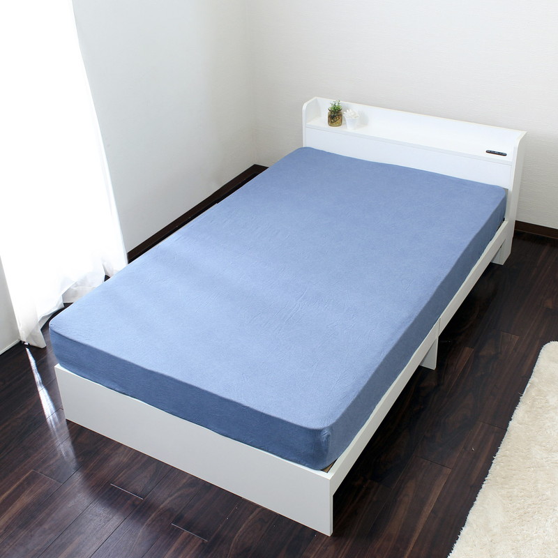 シーツ ボックスシーツ すっぽり らくらく 綿100% [2]