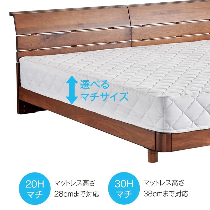 【SDサイズ】ボックス型パッドシーツ dream bed/ドリームベッド 光電子?・シリーズ BOXスタイルパッド マチ30cm [4]