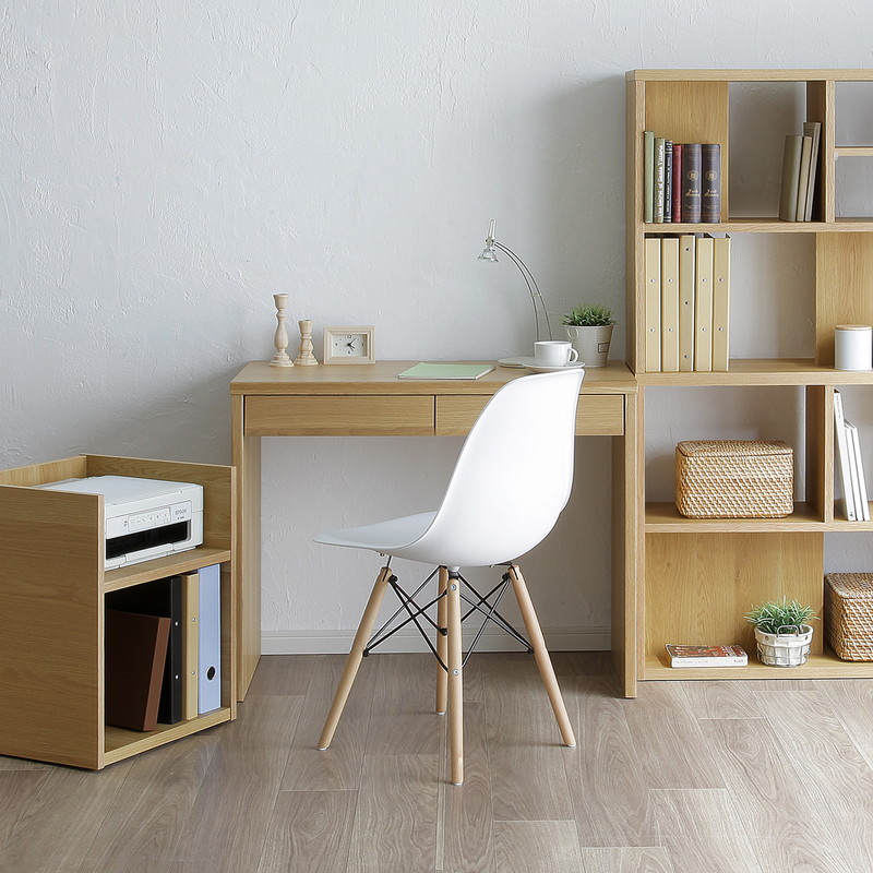 デスクチェアセット 2点セット/トンド【toNdo】平机 + シェルチェア スチール脚 [2]