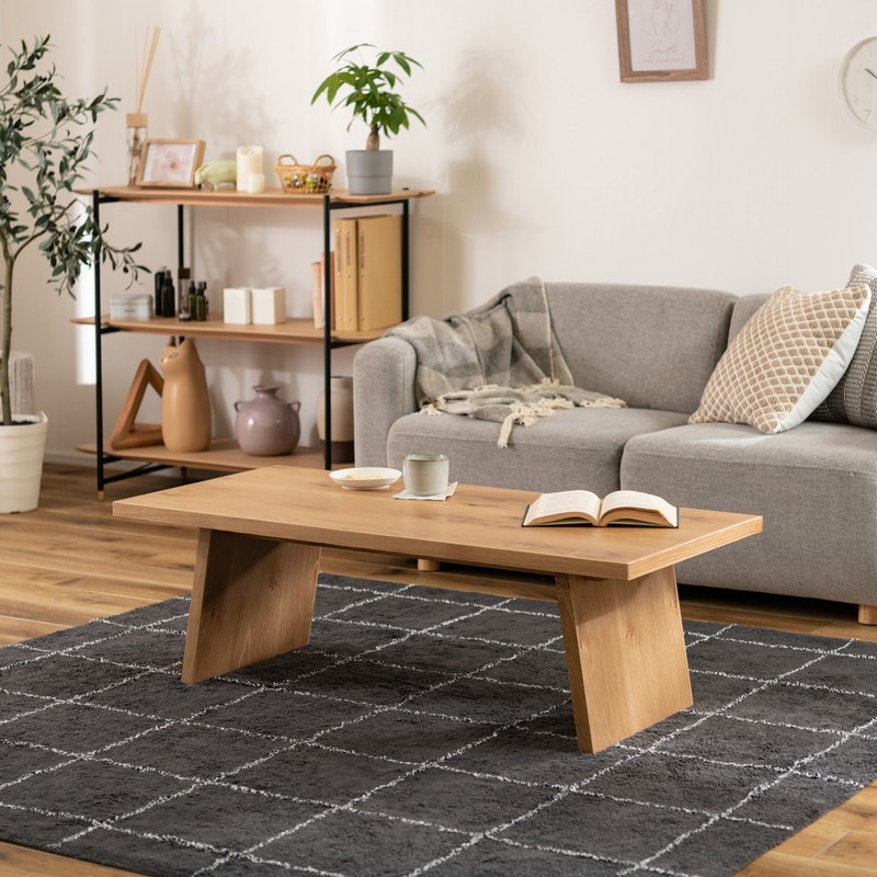 コットンラグ　【チェック柄】 185×185cm [2]