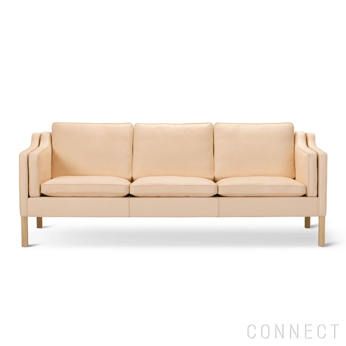 【ソファキャンペーン対象】FREDERICIA（フレデリシア） / Mogensen 2213 Sofa（モーエンセンソファ） / Model 2213 / 3シーター / オーク材・ソープ仕上げ / レザー（Vegeta 90） [2]