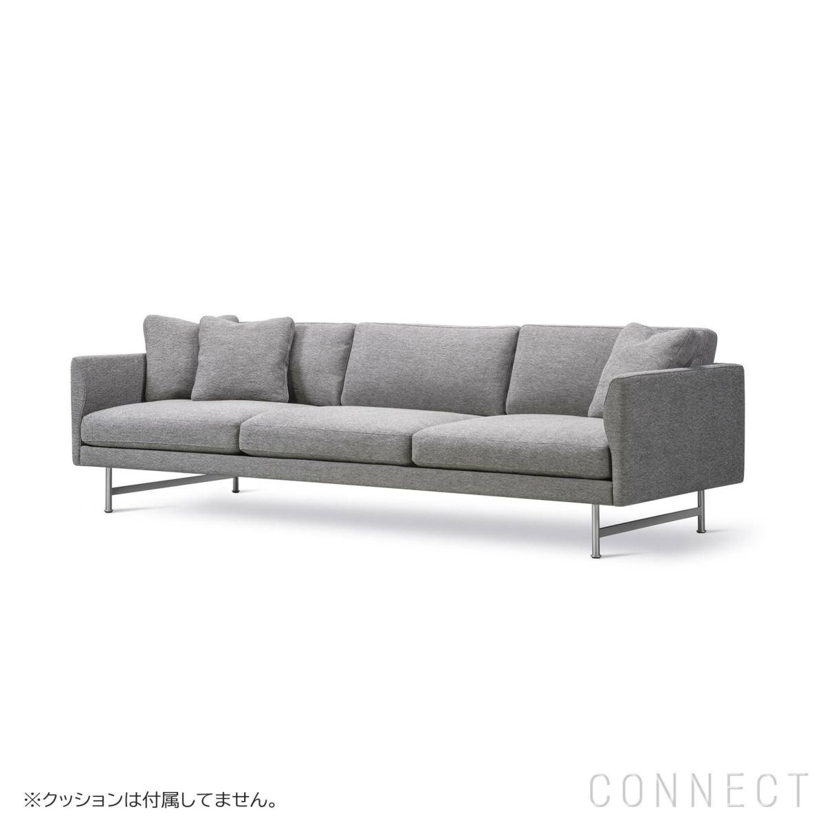 【ソファキャンペーン対象】FREDERICIA（フレデリシア） / Calmo Sofa（カルモソファ） / Model 5623 / 3シーター 80サイズ / マットクロームベース / Clay 13（クレイ） [2]