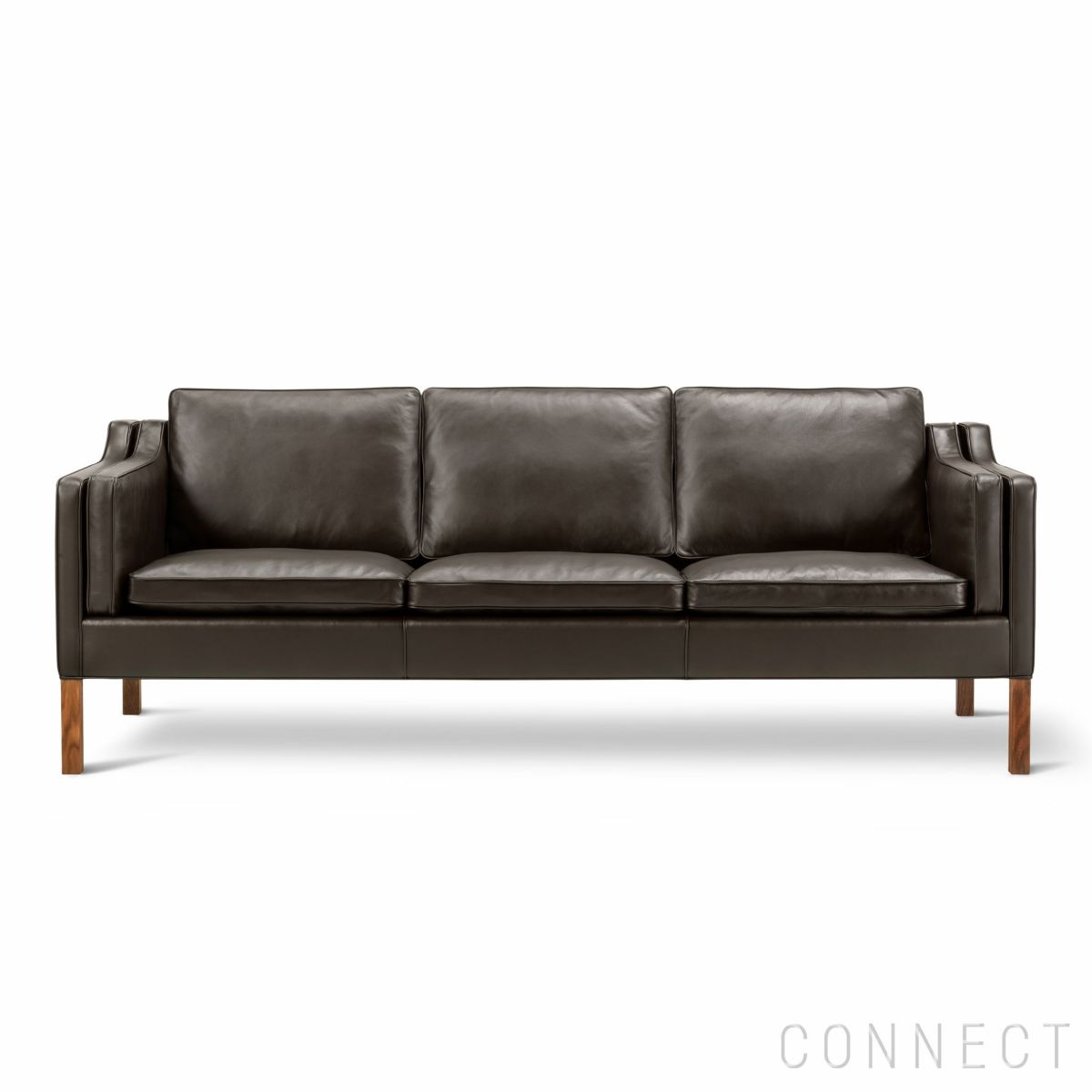 【ソファキャンペーン対象】FREDERICIA（フレデリシア） / Mogensen 2213 Sofa（モーエンセンソファ） / Model 2213 / ウォルナット材・オイル仕上げ / Organic 906 / 3人掛け [2]