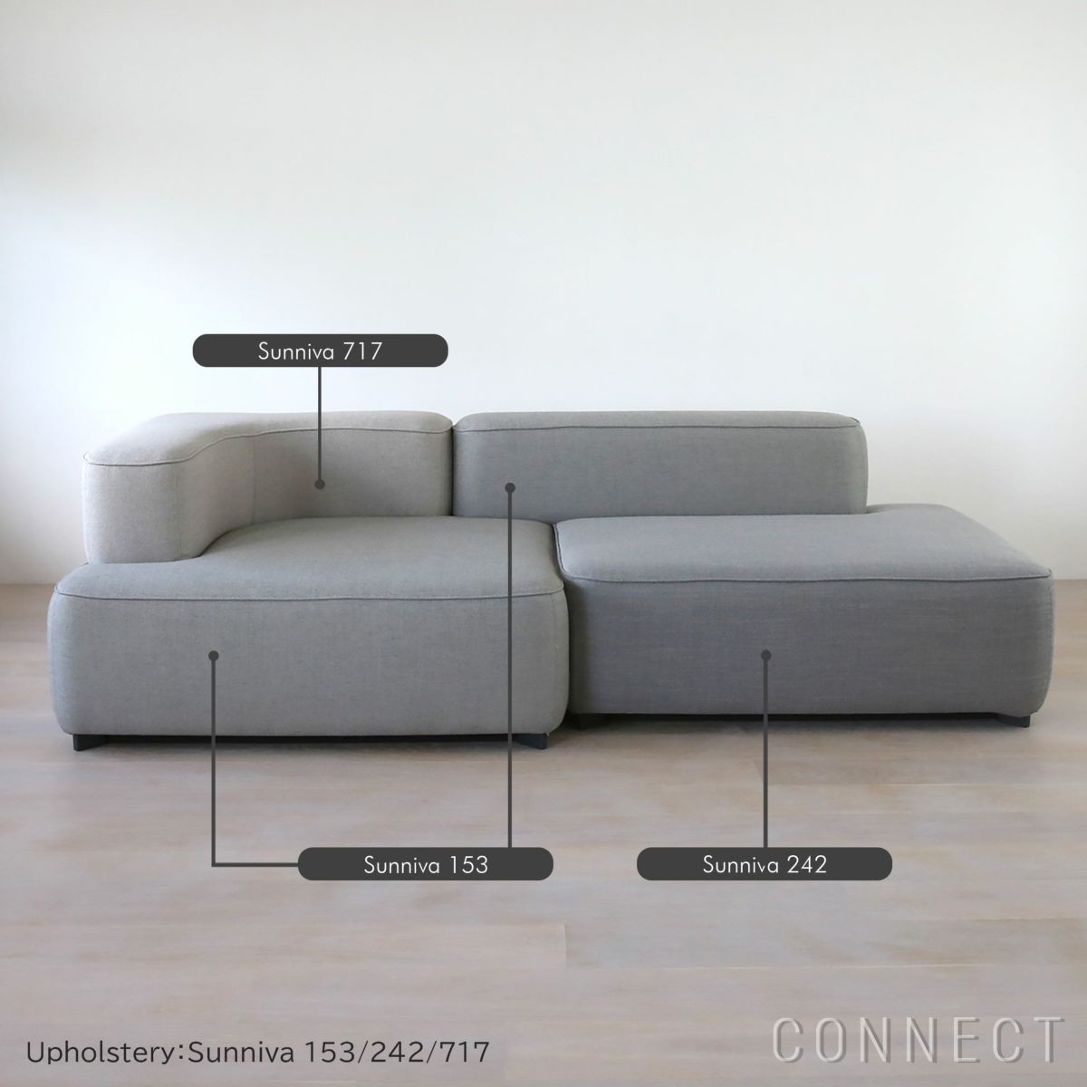 【ソファキャンペーン対象】FRITZ HANSEN（フリッツ・ハンセン） / ALPHABET SOFA（アルファベットソファ） / PL240-4 / Sunniva  / W2400《AJクッションプレゼント》 [2]