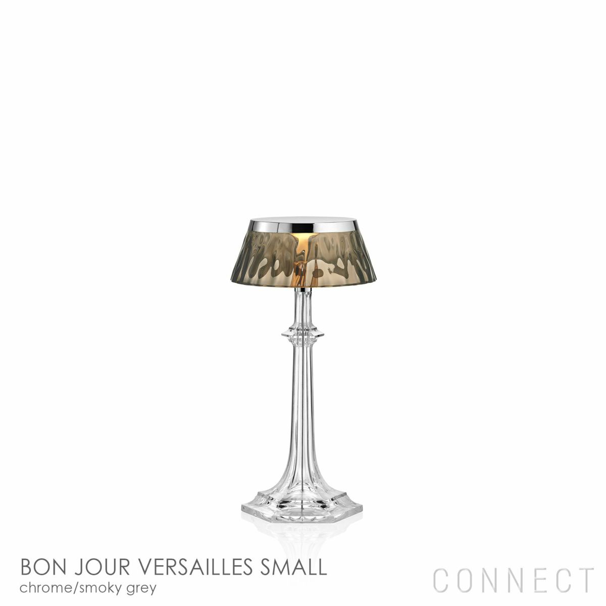 【アウトレット】FLOS（フロス） / BON JOUR VERSAILLES SMALL（ボンジュール ベルサイユ スモール） / クローム / スモーキーグレー / テーブルランプ [2]