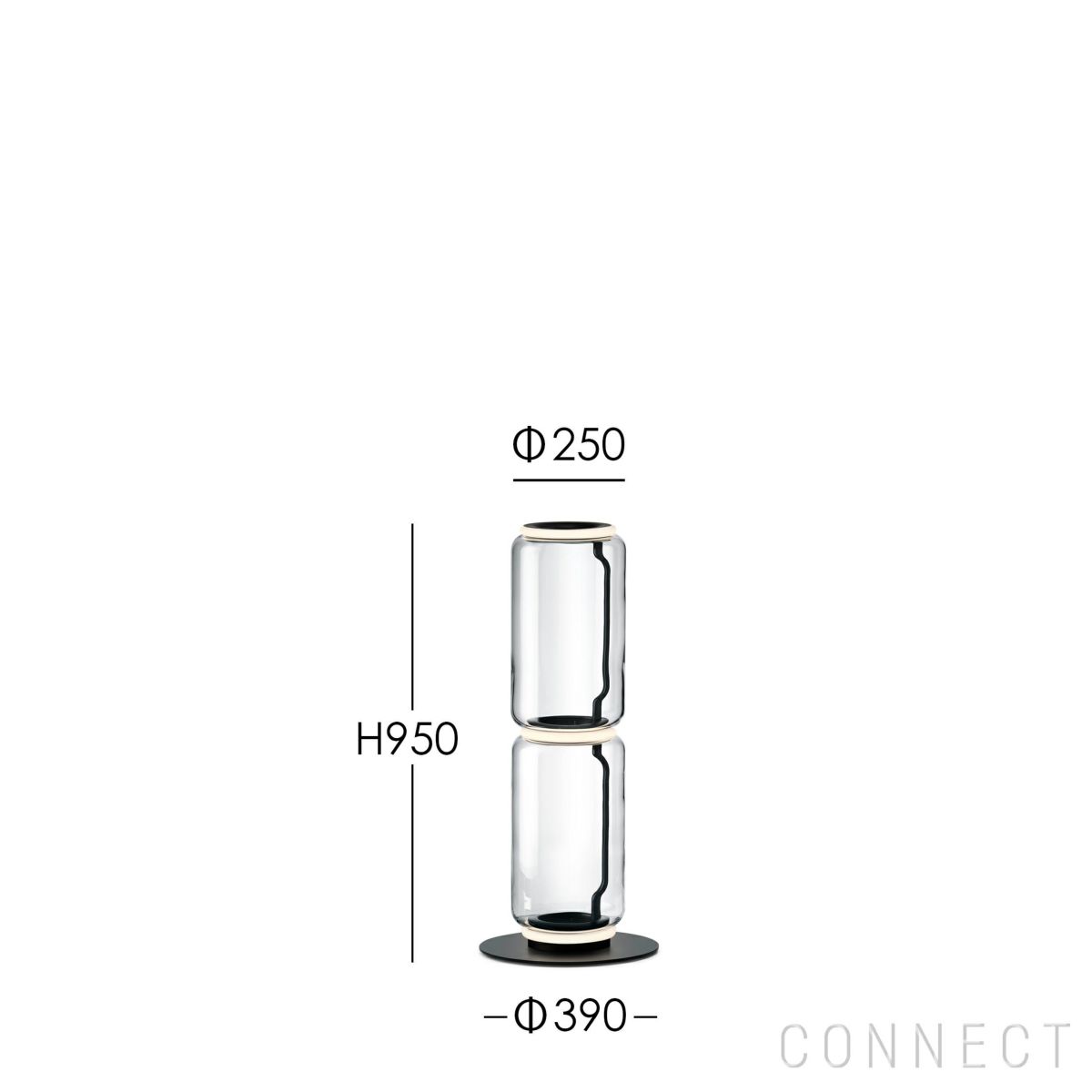 【ポイント10倍】FLOS（フロス） / NOCTAMBULE F2（ノクタンブルF2） LOW CYLINDERS SMALL BASE / フロアランプ [3]