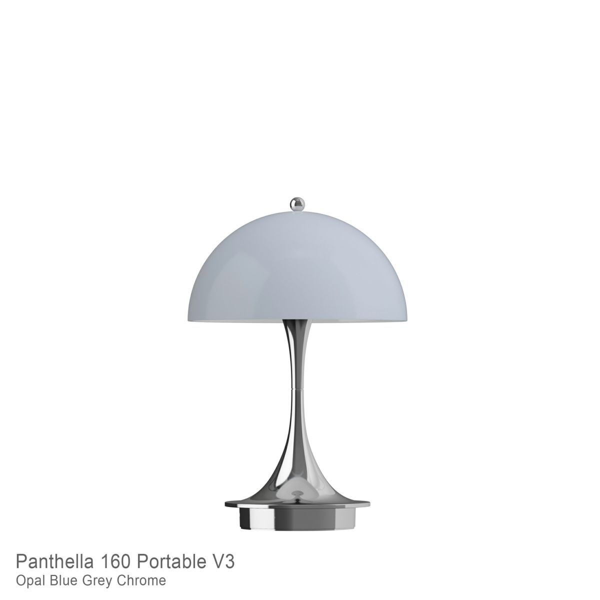 【山口一郎コラボ企画 限定ポストカード付】Louis Poulsen（ルイスポールセン） / Panthella 160 Portable V3（パンテラ 160 ポータブル）  / オパール×クローム / 全2色 / テーブルランプ [2]