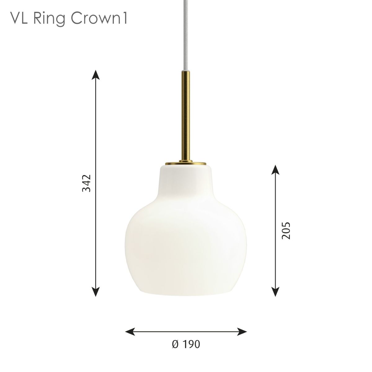 Louis Poulsen(ルイスポールセン) / VL Ring Crown 1（リングクラウン）ペンダントライト / 1灯 [3]