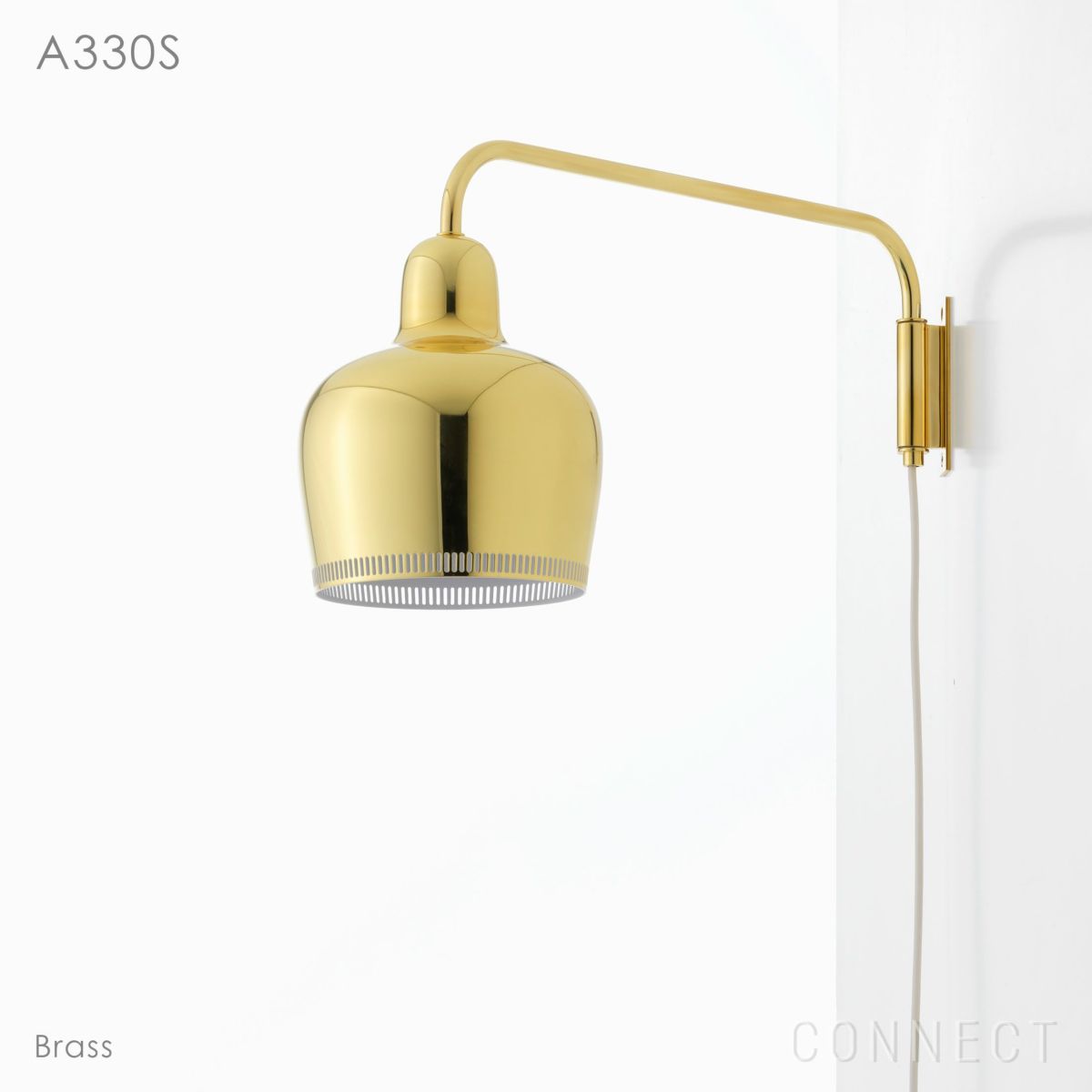 Artek(アルテック) / A330S Wall Lamp "Golden Bell"（A330S　ウォールランプ　ゴールデンベル）/ ブラス [3]