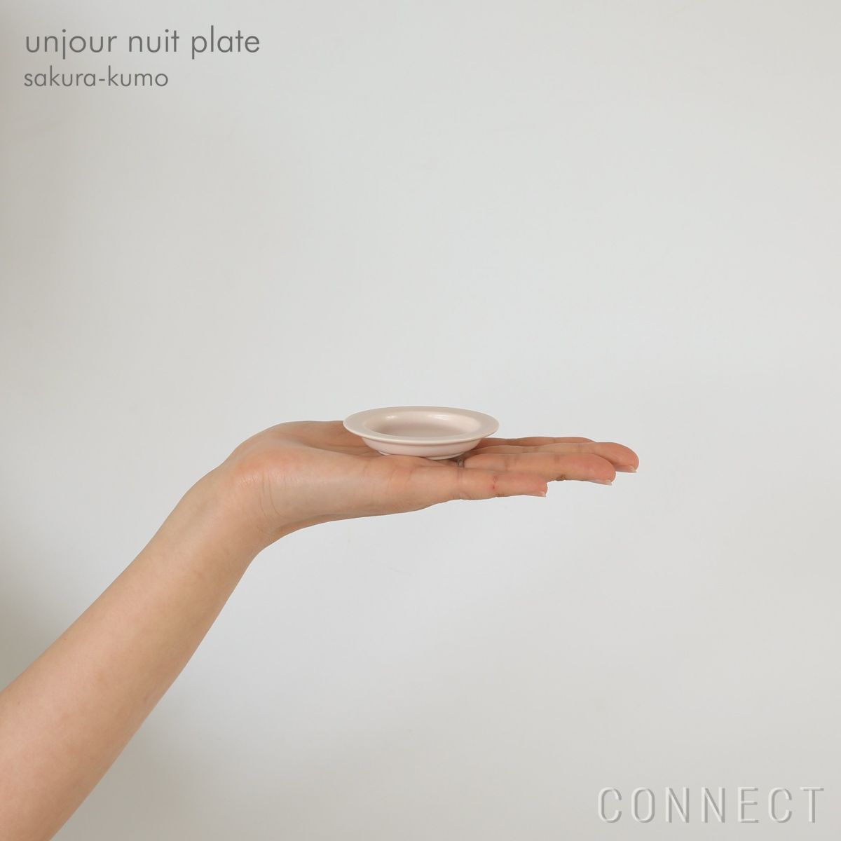 yumiko iihoshi porcelain （イイホシユミコ） / unjour（アンジュール）nuit plate / サクラ-クモ φ7cm [3]