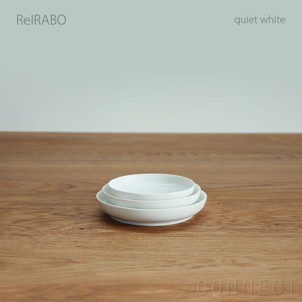 yumiko iihoshi porcelain （イイホシユミコ） ReIRABO（リイラボ） ラウンドプレート Sサイズ〈quiet white〉 [3]