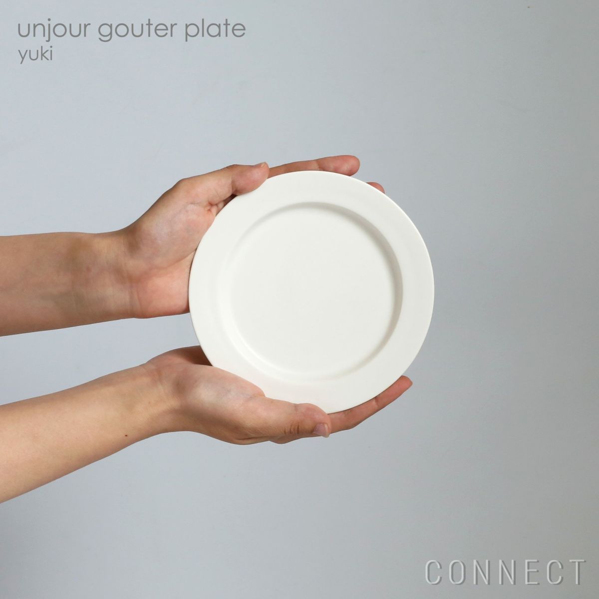 yumiko iihoshi porcelain （イイホシユミコ） unjour （アンジュール） gouter plate ユキ [3]