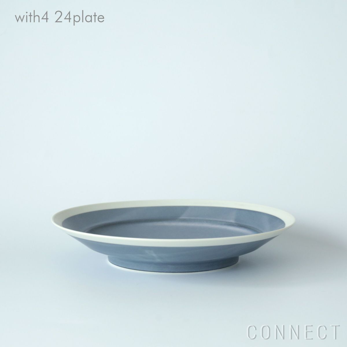 yumiko iihoshi porcelain （イイホシユミコ） with 4（ウィズ4） 24 plate　グレー [2]