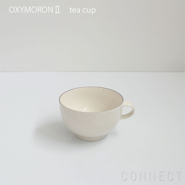 yumiko iihoshi porcelain （イイホシユミコ） OXYMORONⅡ（オクシモロン2） ティーカップ グレーライン [2]