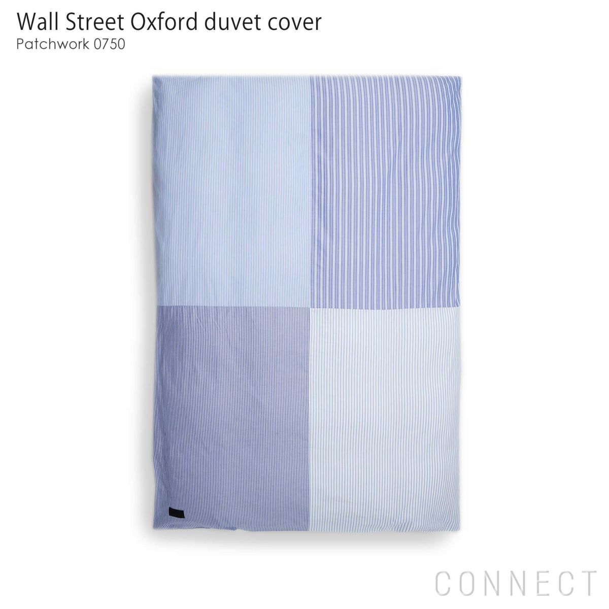 Kvadrat / Magniberg（クヴァドラ / マグニバーグ） / Wall Street Oxford Patchwork duvet cover（ウォールストリートオックスフォード パッチワーク デュベカバー）0750 / 150×210cm / 掛け布団カバー [2]