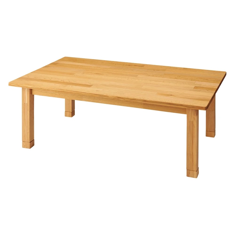 ウイスキー蒸留所から再利用された樽材オーク天然木こたつ 80×80cm [3]