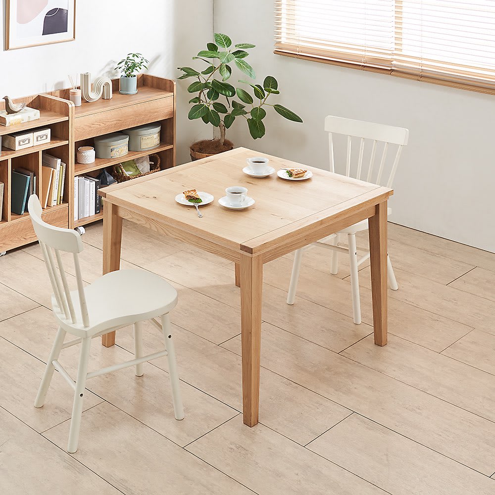 布団なしでも使える北海道産ミズナラのダイニングこたつ 105×80cm