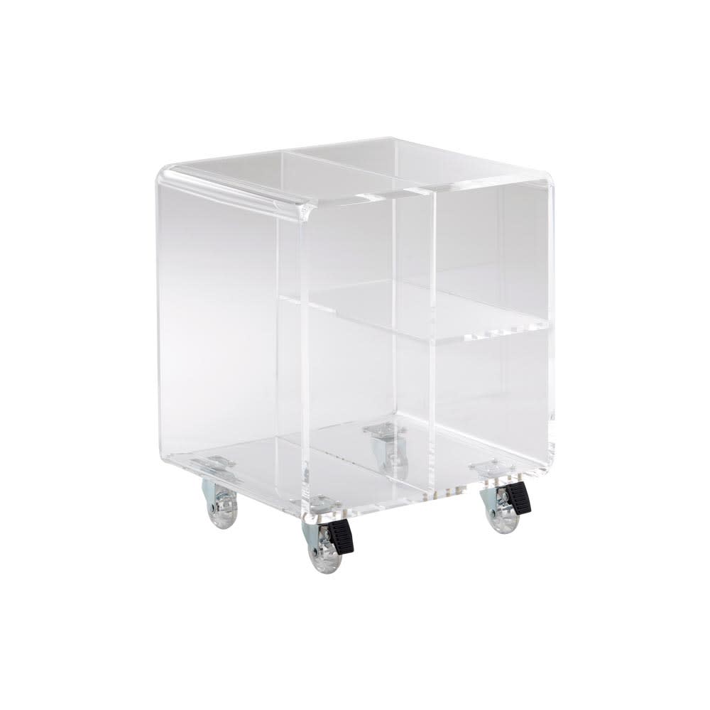 Gel/ジェル アクリルソファサイドワゴン・棚付き