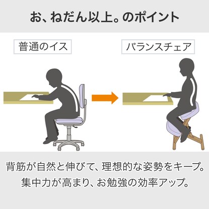 バランスチェア(JB23 BK) [2]