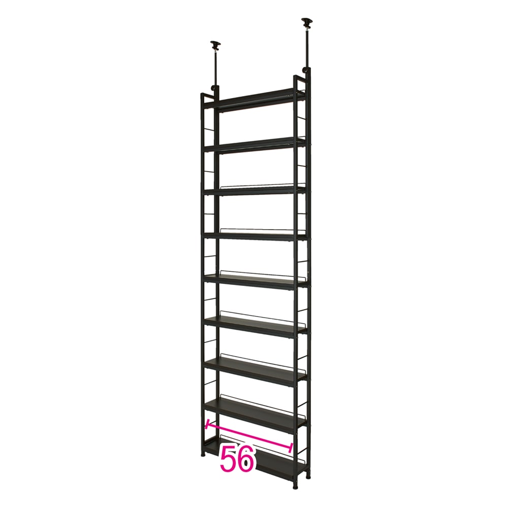 コンパクト設置薄型コミックラック 幅61cm [2]