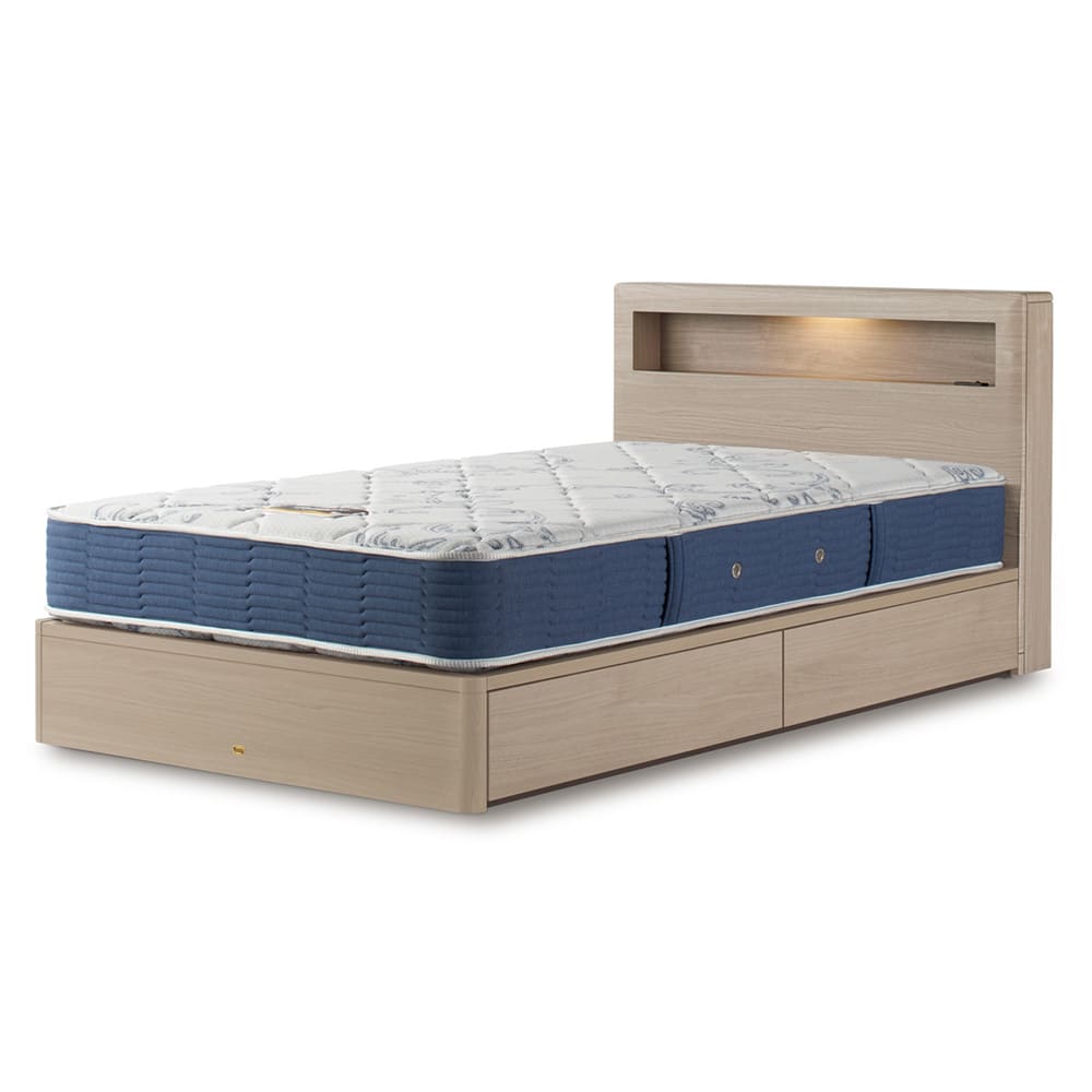 SIMMONS（シモンズ） ボックスII 引き出しベッド 6.5インチピロートップポケットコイルマットレス付【配送料金込み 組立・設置サービス付き】 [2]