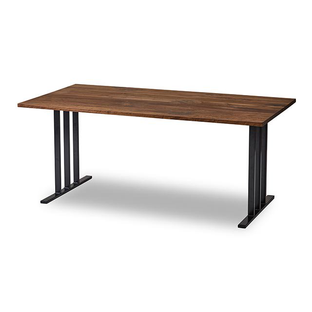 無垢材を贅沢に使用したモダンデザインテーブル 【脚：Dタイプ】［幅165］ [3]