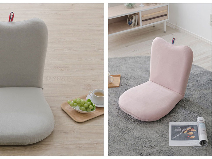 幅41 座椅子 椅子 イス チェア 1人掛け 一人掛け リラックスチェア コンパクト シルエット おしゃれ コンパクトサイズ リクライニング グレー [5]