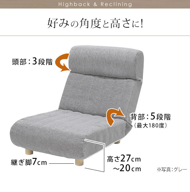 【送料無料】【1人掛】ソファ ソファー 1人掛けソファ 1人掛けソファー 1人掛け 1P フロアソファ フロアソファー 日本製 ローソファ ハイバック ブラウン アイボリー ブラック グレー グリーン ブラウン [4]