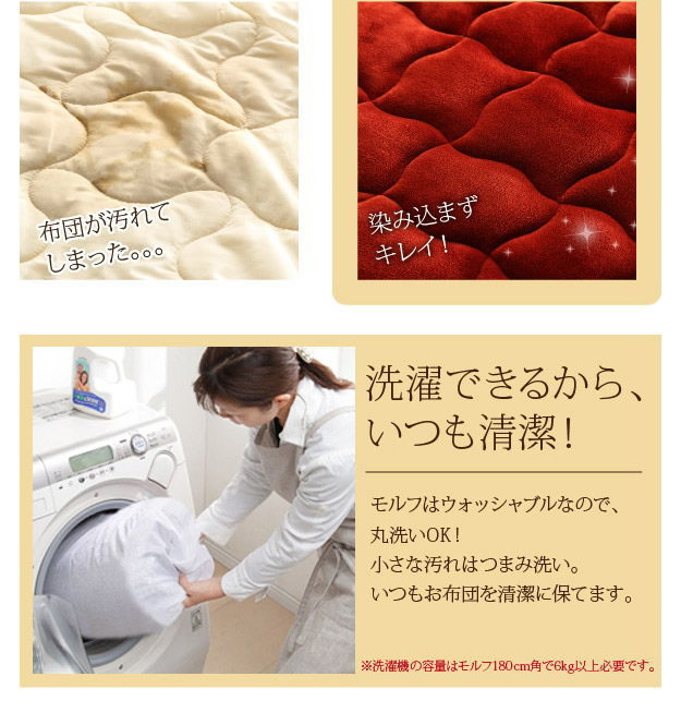 【60×60】 こたつ布団 こたつ 布団 フランネル 正方形 撥水 フランネル リバーシブル レンガ・ブラウン [5]