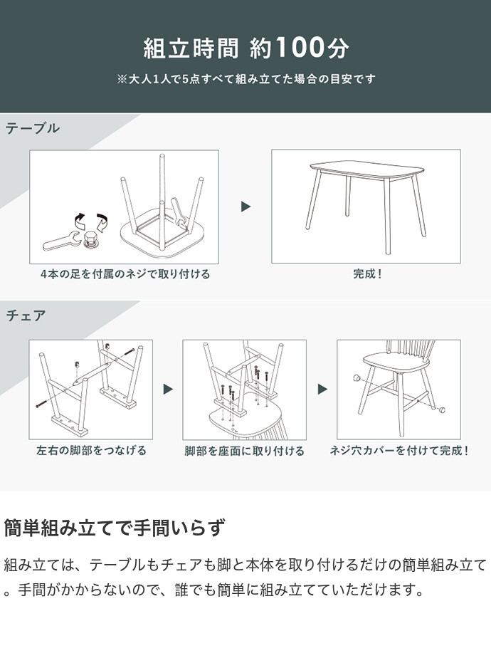 【送料無料】幅120 ダイニングセット 5点セット 食卓 テーブル ウィンザーチェア Pasym パシム 椅子 イス 机 木製 木目 食卓 4人掛け インテリア家具 かわいい 可愛い カフェ 簡単組立 チェアA ライトブラウン [5]