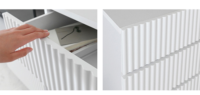 【送料無料】幅45 チェスト タンス 洋服タンス リビングチェスト 収納 引出し 洋服 おしゃれ 人気 新生活 インテリア 一人暮らし リビング 寝室 ベッドルーム クローゼット 海外インテリア モダンインテリア ホワイト [4]