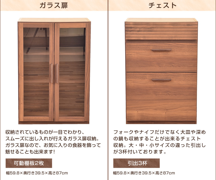 【送料無料】Iセット【オープン引出+チェスト+板戸+天板180cm】 日本製 キッチン収納 食器棚 レンジ台 キッチンカウンター キッチン 収納 Iセット【オープン引出+チェスト+板戸+天板180cm】 [3]