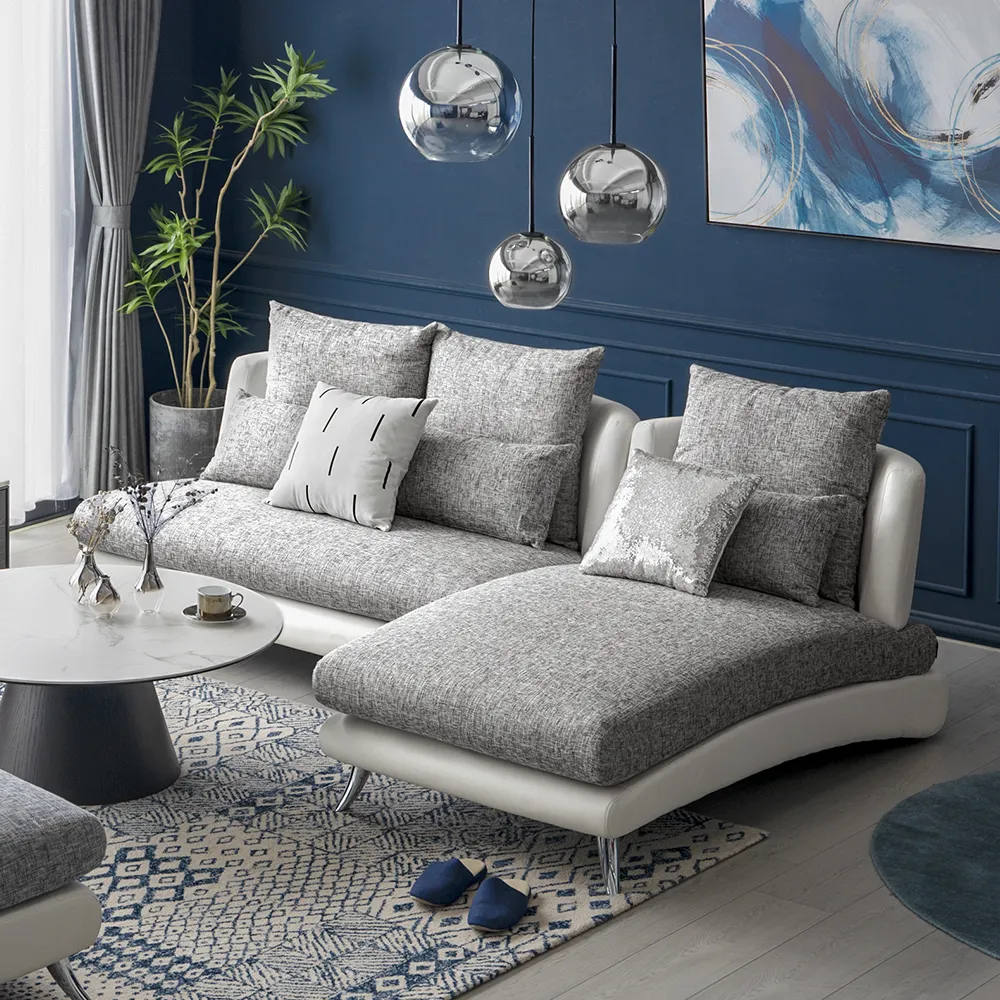 ソファセット K-012 Bella curva 3P+カウチセット ペット耐久生地 レギュラーサイズ [3]