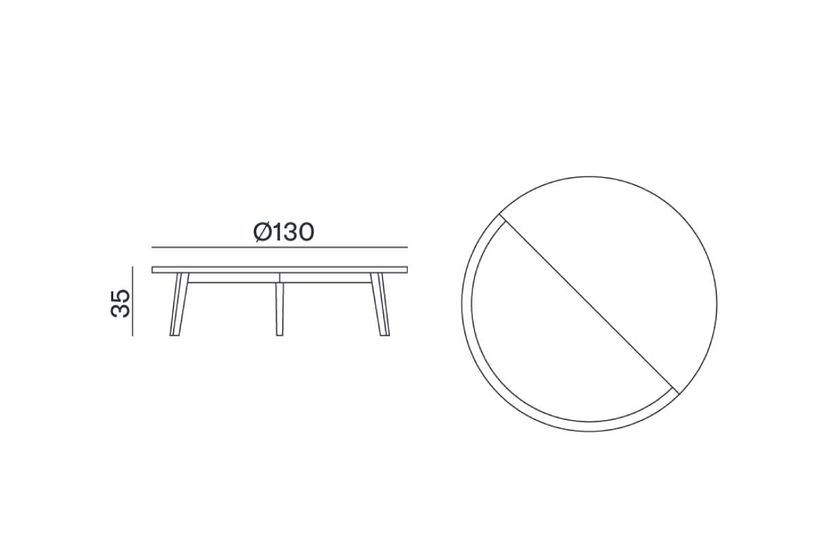 GERVASONI | GRAY 46 グレイ 46 コーヒーテーブル