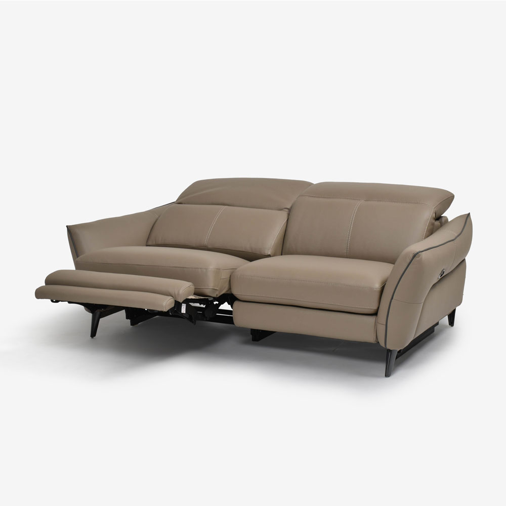 電動リクライニングソファ「L/S Motion 62（エルエスモーション62）」3人掛け 幅192cm 革パインバーク色 #H-513E [4]