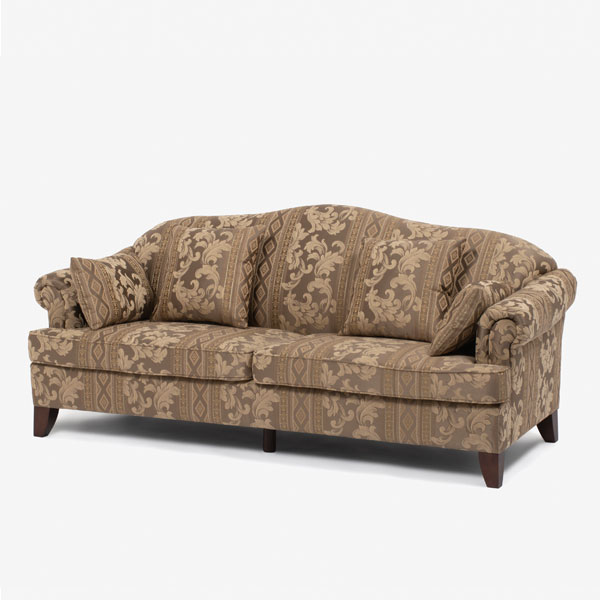 ソファ「モンターナ SD-476」3人掛け 布ダークブラウン色 #EY3042 [2]