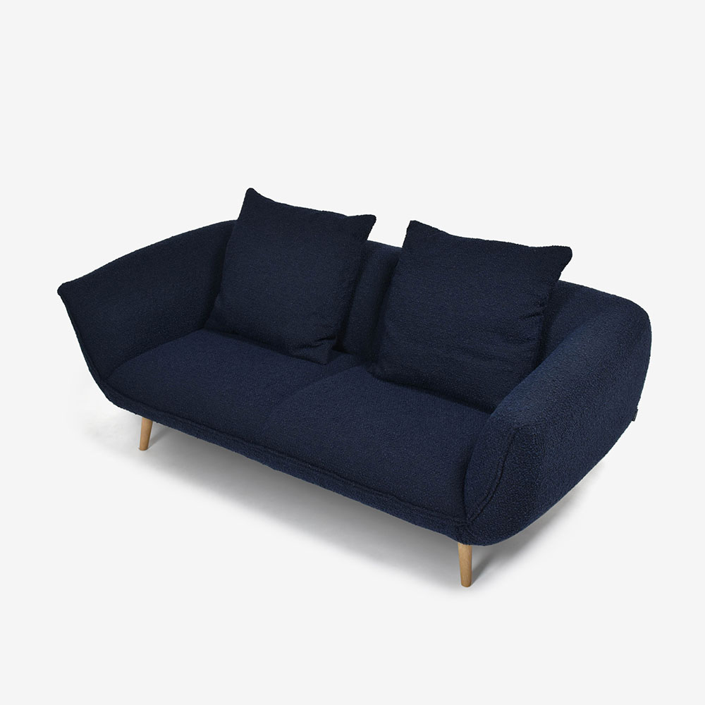 FaBBRica（ファブリカ）ソファ 3人掛け「FA-0558」幅202cm 布#FA-1 FAB-TRI-11 ネイビー色 [4]