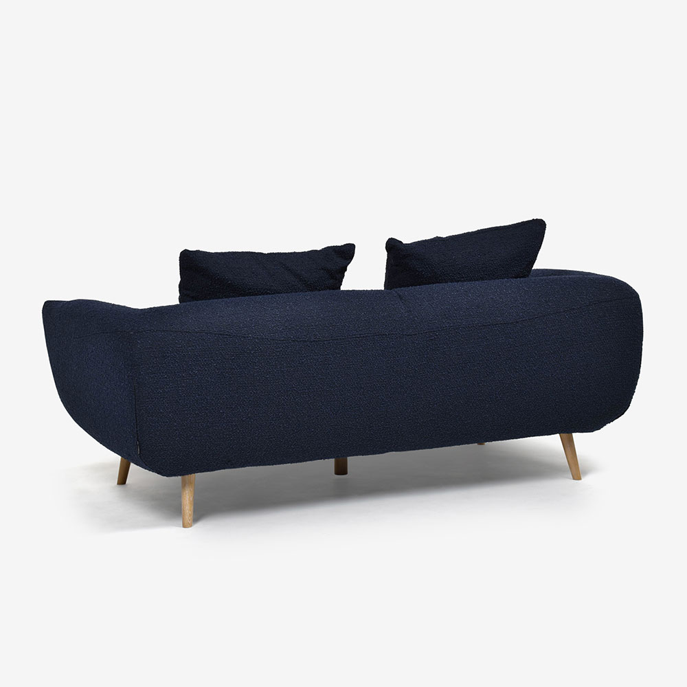 FaBBRica（ファブリカ）ソファ 3人掛け「FA-0558」幅202cm 布#FA-1 FAB-TRI-11 ネイビー色 [5]